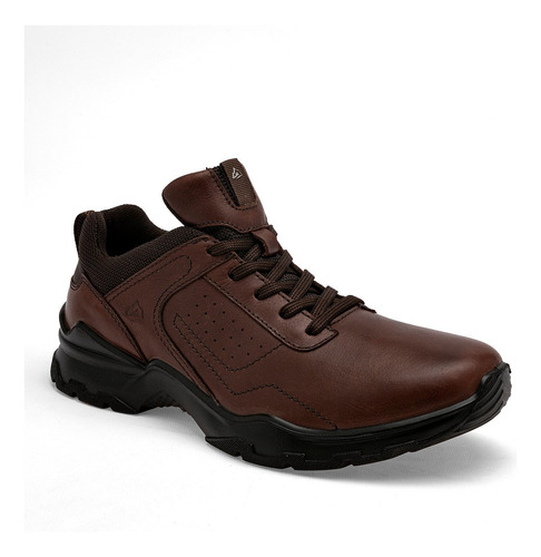 Zapato Casual Flexi 77816 Para Hombre Color Cafe E7
