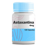 Astaxantina 4mg - 120 Cápsulas Sabor Sin Sabor