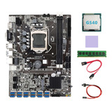 Placa Base Minera B75 Btc, 12 Unidades Usb, Cpu G540 Y Ddr3,