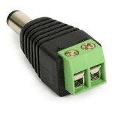 Kit Com 10 Conector Plug P4 Macho Com Borne Para Cftv
