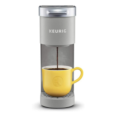 Cafetera Keurig K-Mini 2.2L Cápsulas Monodosis K-Cup Gris Estudio | Meses sin interés