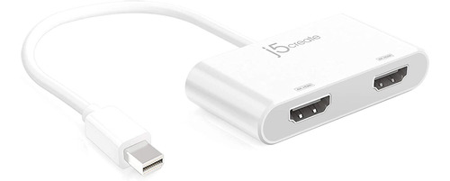 Adaptador Mini Displayport A Dual 4k Hdmi Mst, Blanco