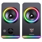 Parlante Pc Onikuma X6 Rgb Gamer Sonido Alta Calidad Stereo