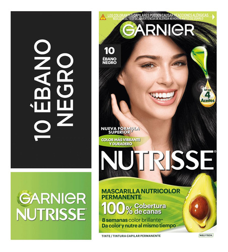 Kit Coloración Permanente Nutrisse Clásico 45 G