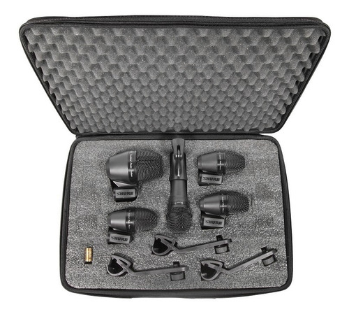 Kit Micrófonos Batería Shure Pgadrumkit5 5 Piezas