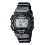 Reloj Deportivo, Timex Color Negro Con Correa Ajustable