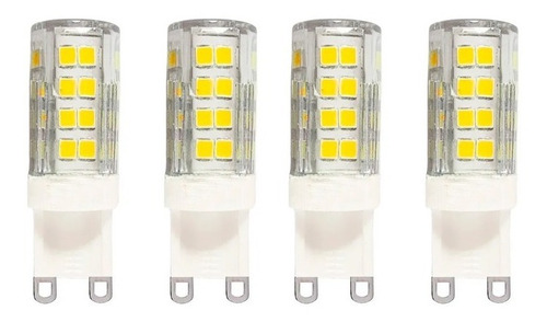 Pack 4 Ampolletas Led G9 5 Watts Luz Cálida/fría - Sumatel