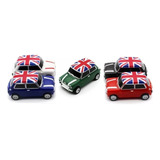 Memoria Usb 64gb Diseño Forma Figura Carro Mini Con Bandera