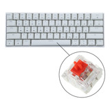 (bn) Gk61 Mini Teclado Mecánico Portátil Para Juegos Al 60%