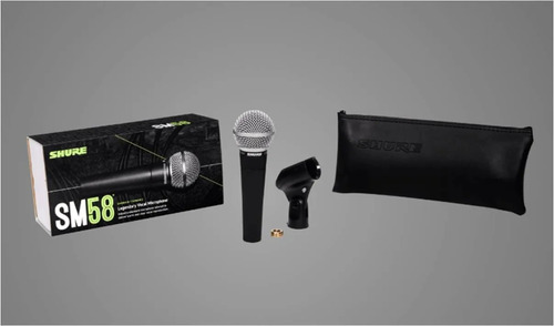 Microfone Vocal Cardioide Dinâmico Shure Sm58 - Original