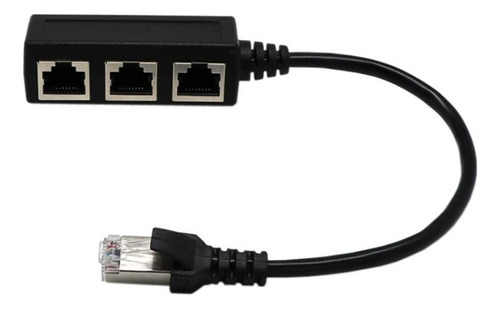 Rj45 Macho A 3x Rj45 Hembra Puerto Ethernet Splitter + Cat6