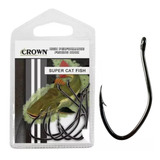 Anzol Crown Super Cat Fish Black Nº 10/0 - 5 Pçs