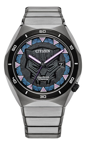 Reloj Citizen Men's Eco-drive Marvel Black Panther En Super 