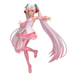 Hatsune Miku Super Premium Action Figure Sakura Miku Versión