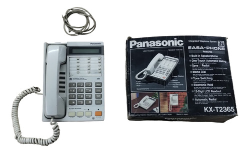 Teléfono Fijo Panasonic Easa Phone Kx-t2365 Funcionando