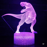 G 3d Led Luz De Noche Lámpara De La Serie Dinosaurio