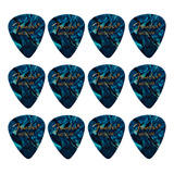 Paquete De Puas Fender Premium Ocean Turquesa Med 12 Pack