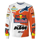 Racing Team Sudadera Manga Larga Top Verano Motocross Jersey