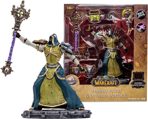 World Warcraft Undead Priest/ Warlock  Mcfarlane Replay
