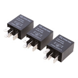 3pcs Spst Relés Con Enchufe Arnés De 4 Pin 24v 30a Para