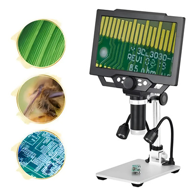 Microscopio Digital LCD 9'' HD 1600x Fnbrli USB Profesional Modelo XWG-1600 | Envío gratis