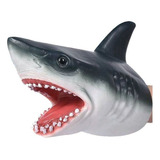 Brinquedo De Rpg Kids Shark Puppet, Borracha Macia
