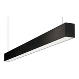 Colgante Lineal Negro 19w L85cm Luz Neutra Tasso Lucciola 