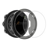 Kit Capa Case Compativel Garmin Swim 2 + Pelicula Xtglass