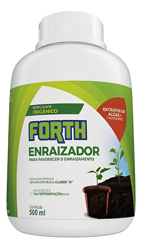 Forth Enraizador 500ml Rende 100 Lts Alporquia Fertilizante