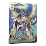 Cartas Metálicas Arceus-pokémon Vmax Para Niños, Tarjetas