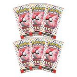 Cartas Pokémon Booster 06 Pacotes Escarlate E Violeta 151