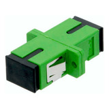 Acoplador Adaptador De Fibra Optica Monomodo Sc/apc Ftth