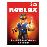 Roblox 25$ Tarjeta De Regalo Entrega Inmediata