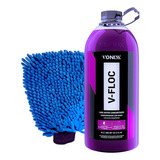 Luva Microfibra Para Lavar Carros + Shampoo V-floc Vonixx 3l