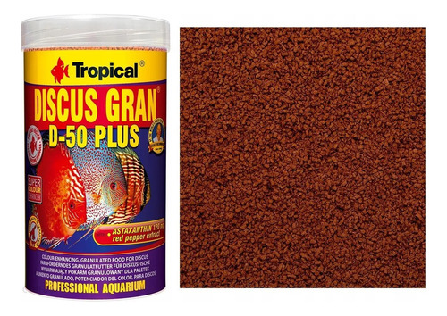 Alimento Discus Gran D-50 Plus P/pez Disco 110g Tropical