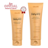 Mascara De Hidratação Intensiva Trivitt 200ml Shampoo 250ml