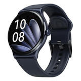 Haylou Solar Lite Smartwatch, 1,38 Gran Pantalla A Color, Bisel Circular Metálico, Bluetooth 5,3, Ip68, Control Táctil Y Botón Lateral, Azul Oscuro