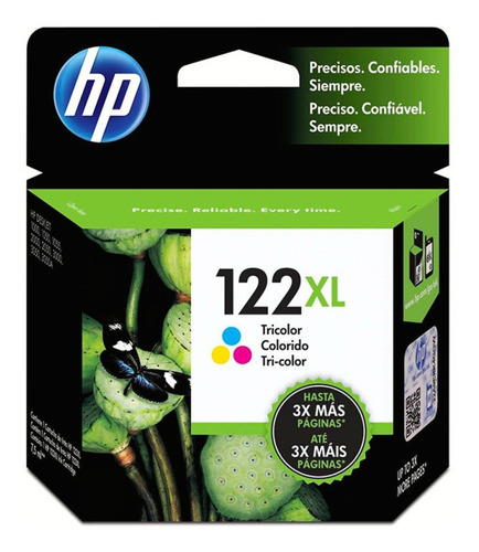 Cartucho Hp 122xl Tricolor Original Ch564hl 2050 3050 1000 