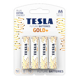 Pila Aa Tesla Gold+ Blister De 4 Pilas - La Mayor Tecnología