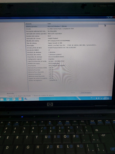 Notebook Hp 6510 Leer  Descripcion Se Retira En Persona