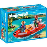 Todobloques Playmobil 5559 Lancha Inflable Con Exploradores