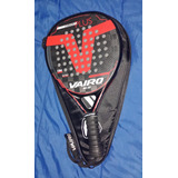 Paleta De Padel Importada Vairo Carbon Plus 18k C/funda