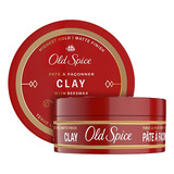 Old Spice Hair Styling Clay Para Hombres Con Acabado Mate M.