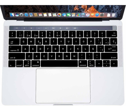 Cubre Teclado Negro - Macbook Touch / Pro / Retina / Air /12