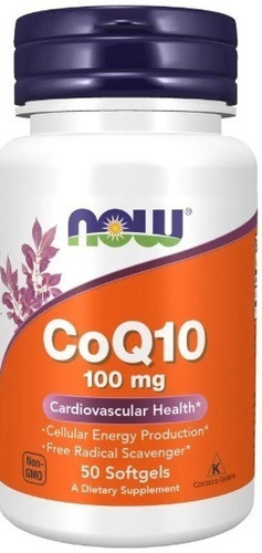 Coenzima Q-10 50 Soft 100mg Now Foods! Original Envio Fast.