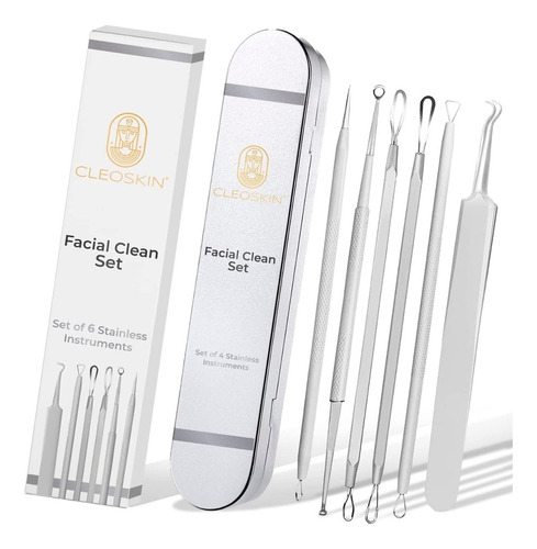 Kit Removedor De Espinillas, Extractor De Puntos Negros Acne