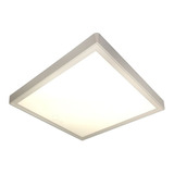 Lámpara Plafón Panel Led 40w Cuadrado Grande D Techo Lumenac