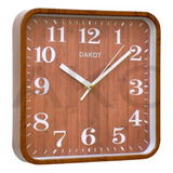 Reloj De Pared Dakot Pp74 Cuadrado Colores   - Taggershop