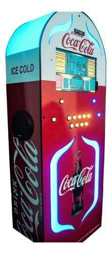 Rockola Deluxe 40s Raspberry Pi3 Coca Cola Vintage Unica