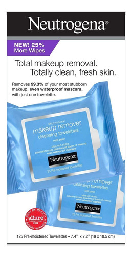 Neutrogena Removedor De Maquillaje Toallitas De Limpieza  Pa